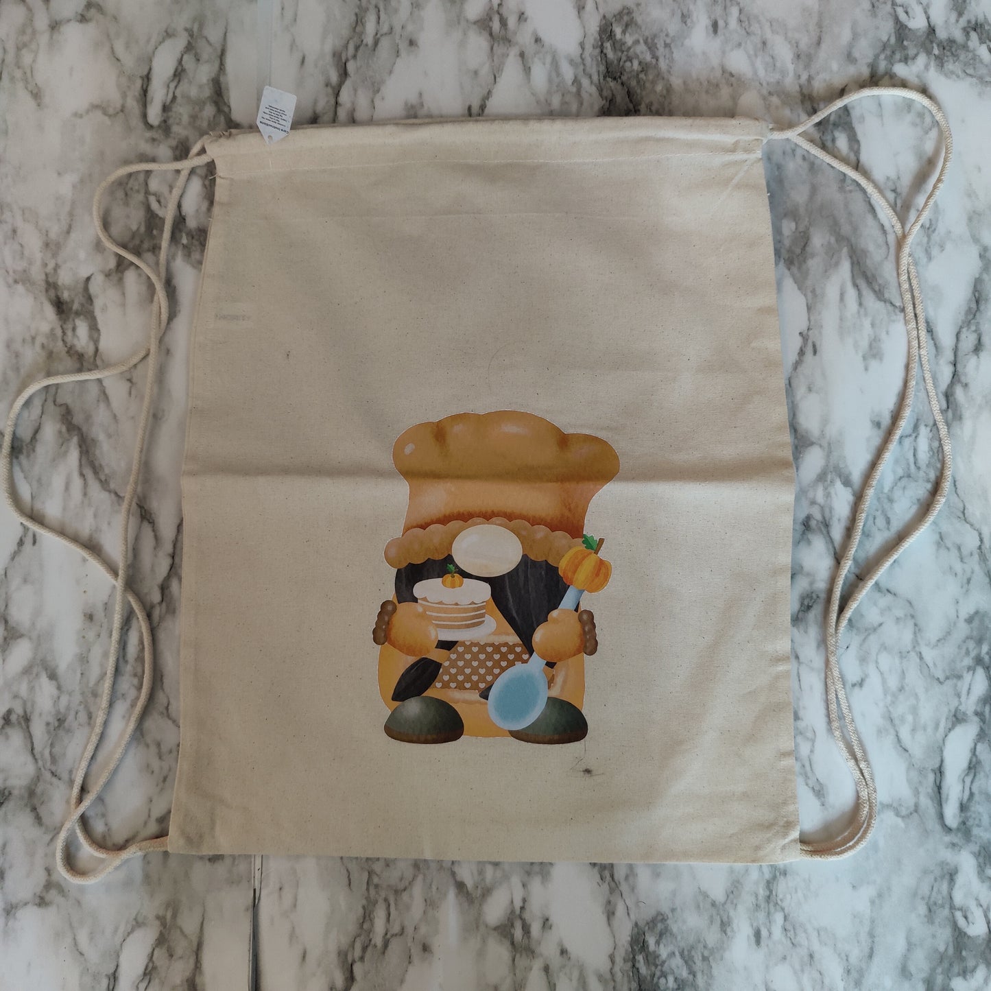 Fall Drawstring Bags Printed Cinch Pack