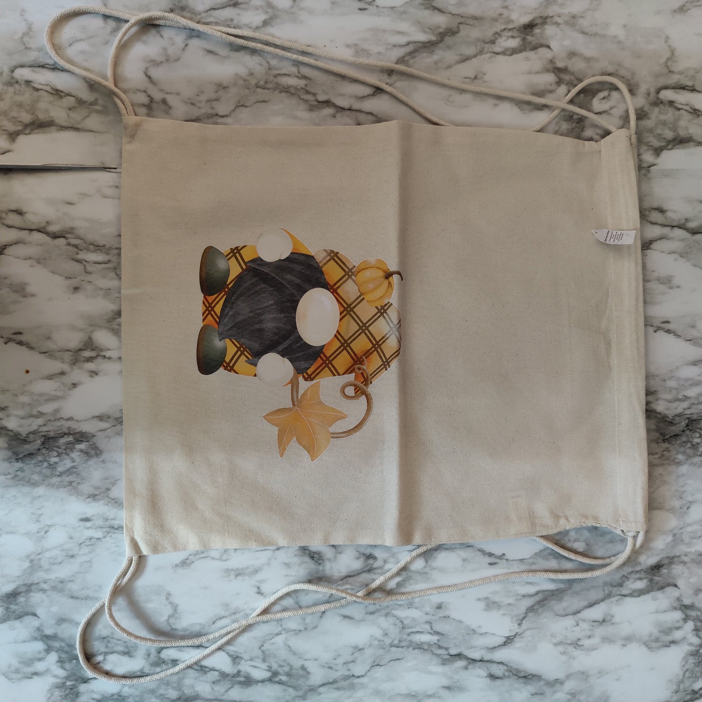 Fall Drawstring Bags Printed Cinch Pack