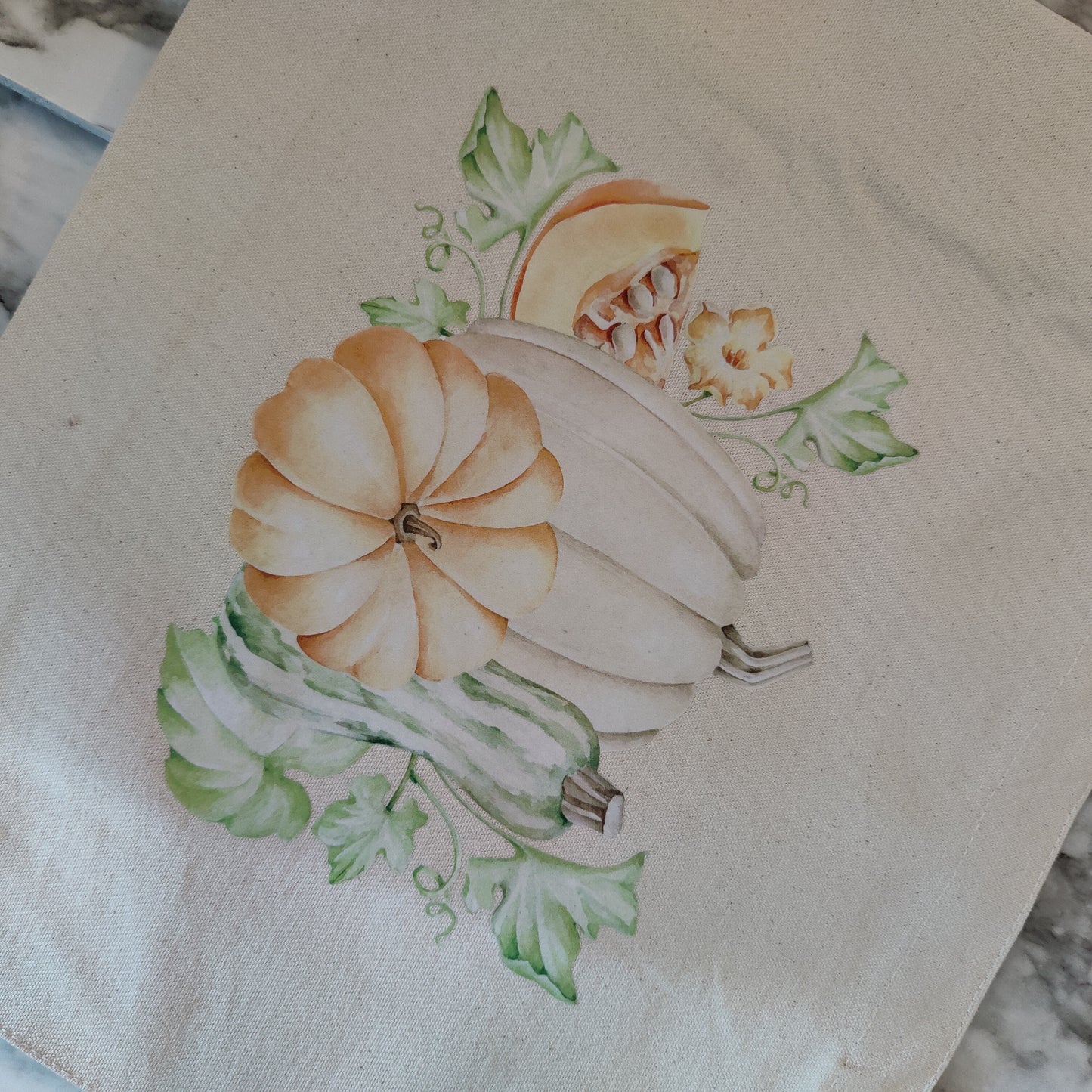 Fall and Gnome Tote Bags 100% Cotton Custom Printed