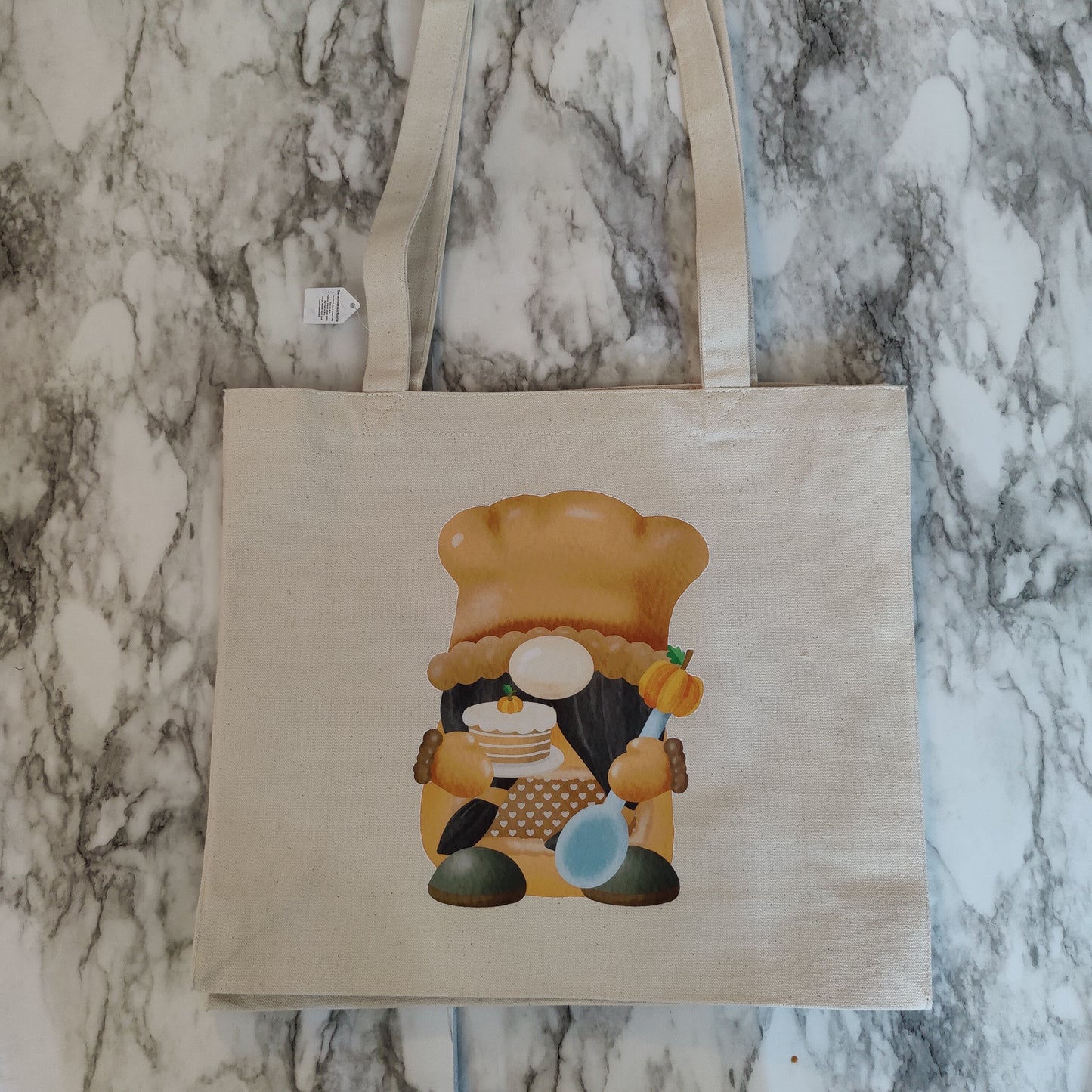 Fall and Gnome Tote Bags 100% Cotton Custom Printed