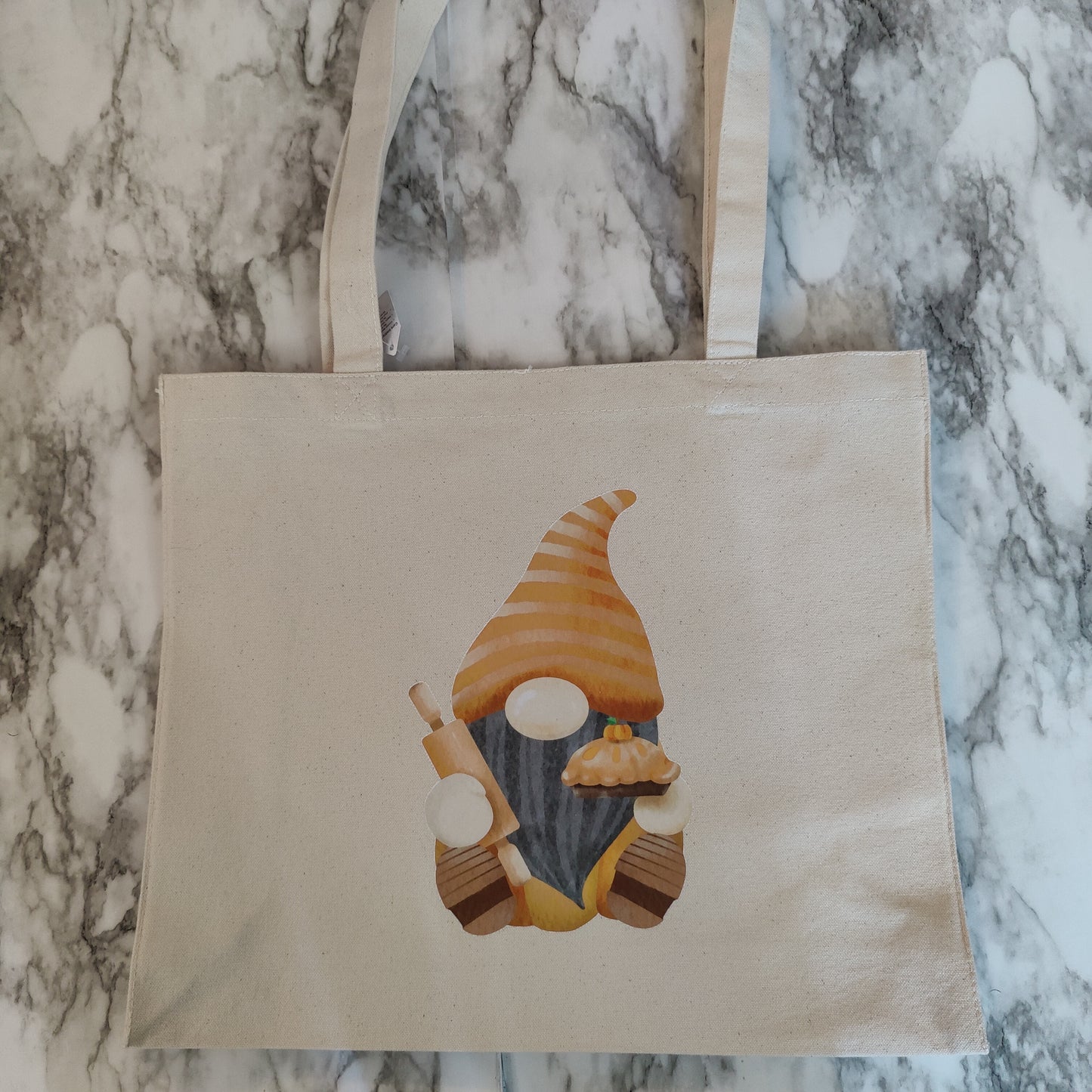 Fall and Gnome Tote Bags 100% Cotton Custom Printed