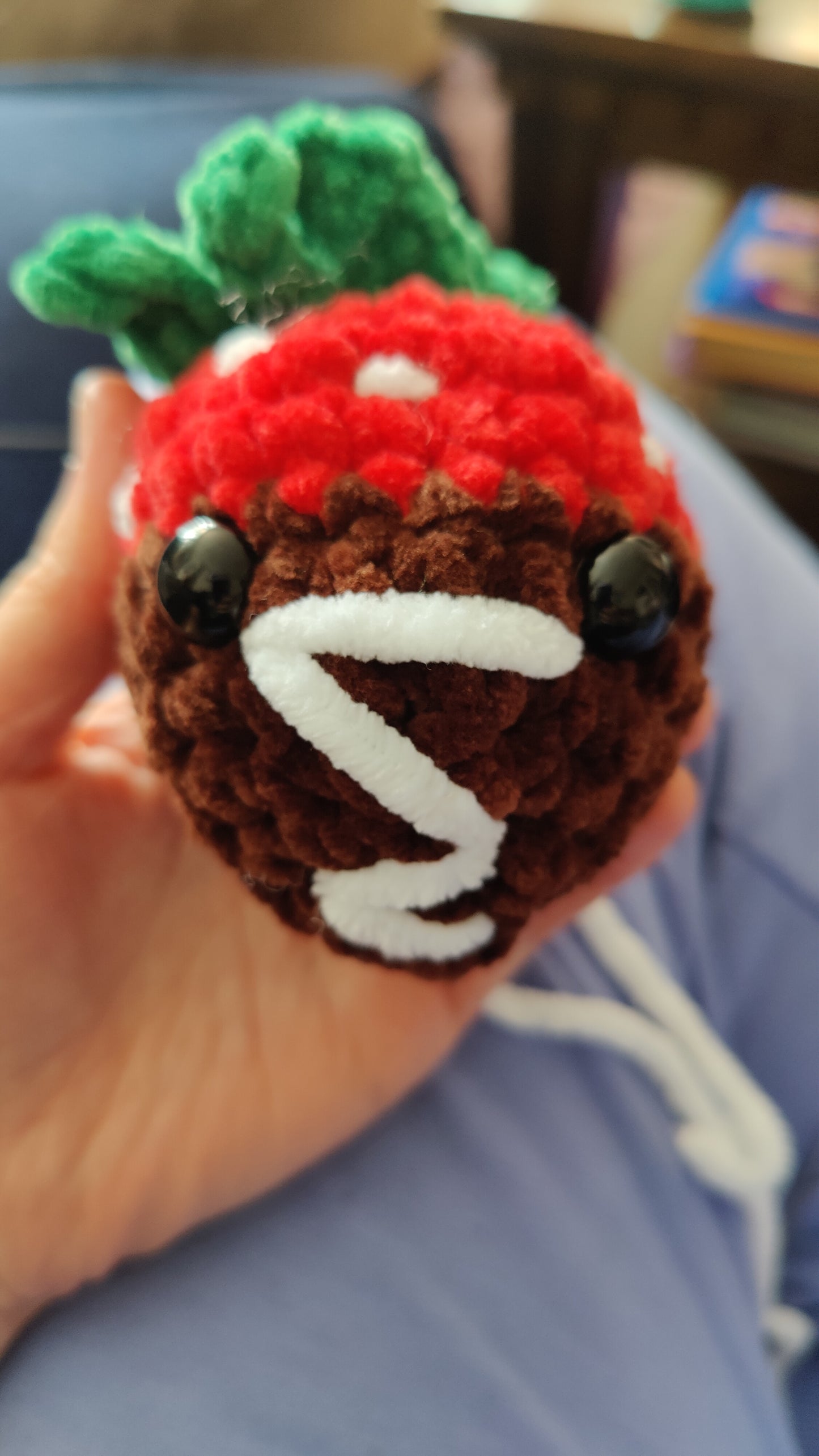 Chocolate Covered Strawberry Crochet Pattern PDF Download