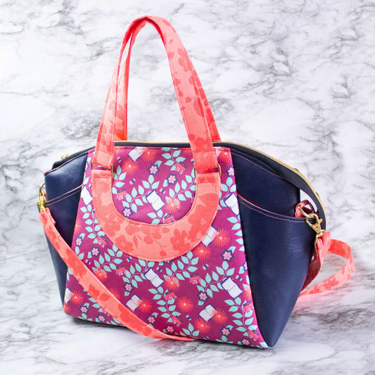 Book Lovers Floral Handbag