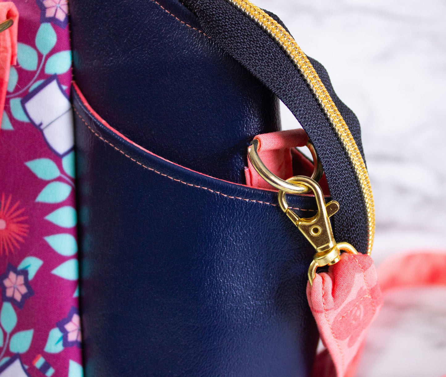 Book Lovers Floral Handbag