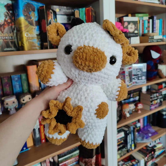 Sunflower Cow Plushie