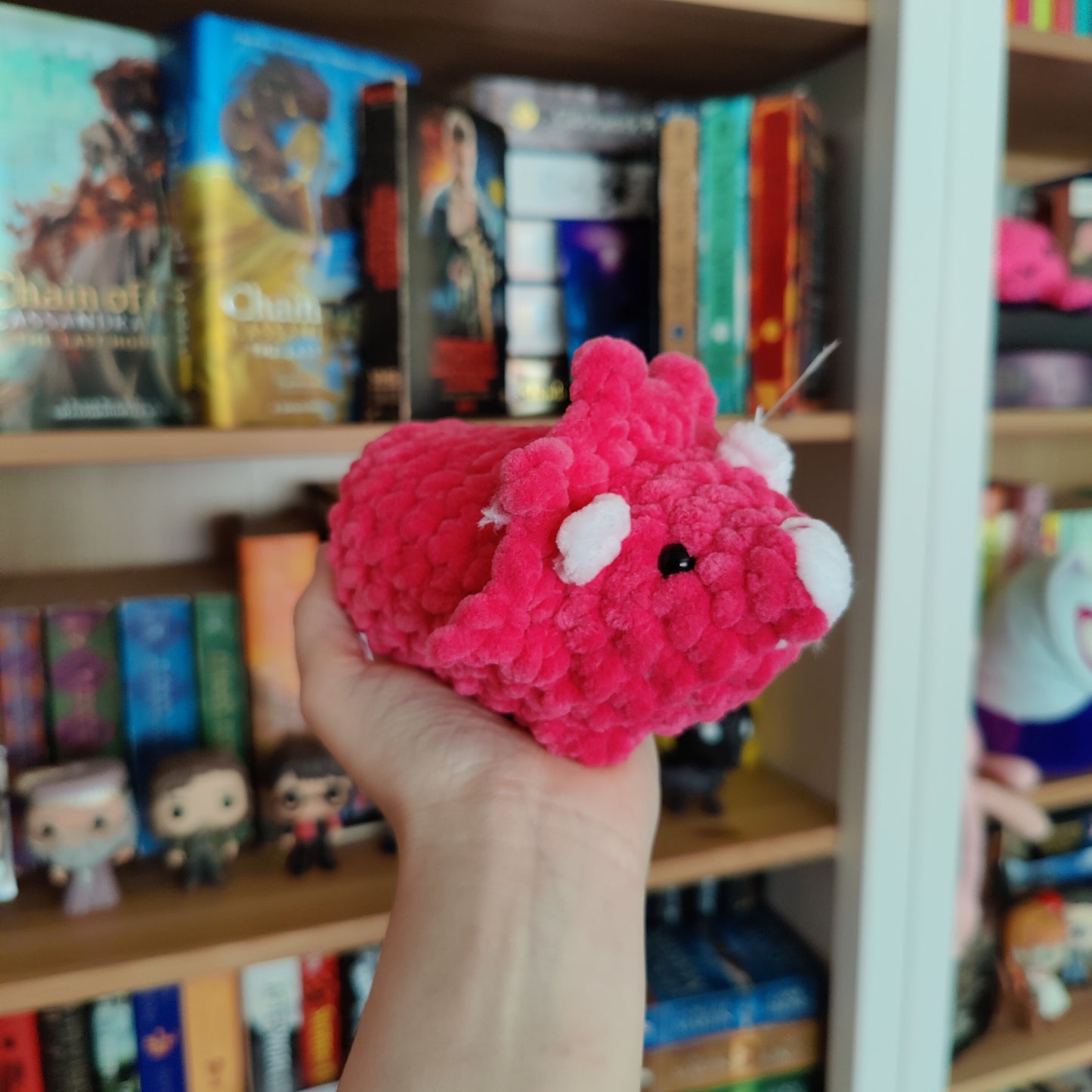 Mini Triceratops Crochet Plushie