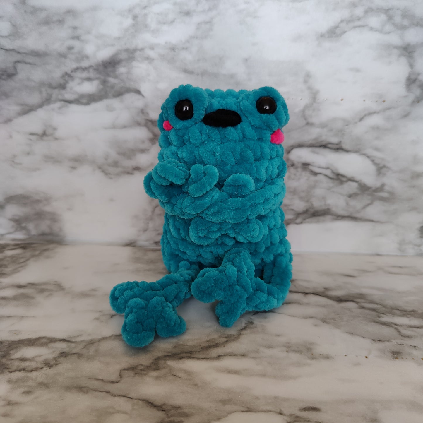 Leggy Frog Crochet Plushie Amigurumi