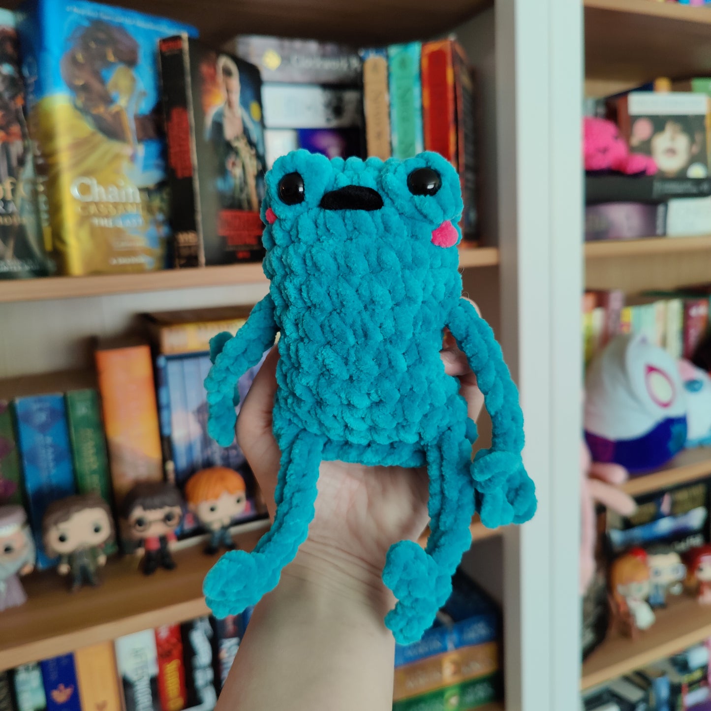 Leggy Frog Crochet Plushie Amigurumi