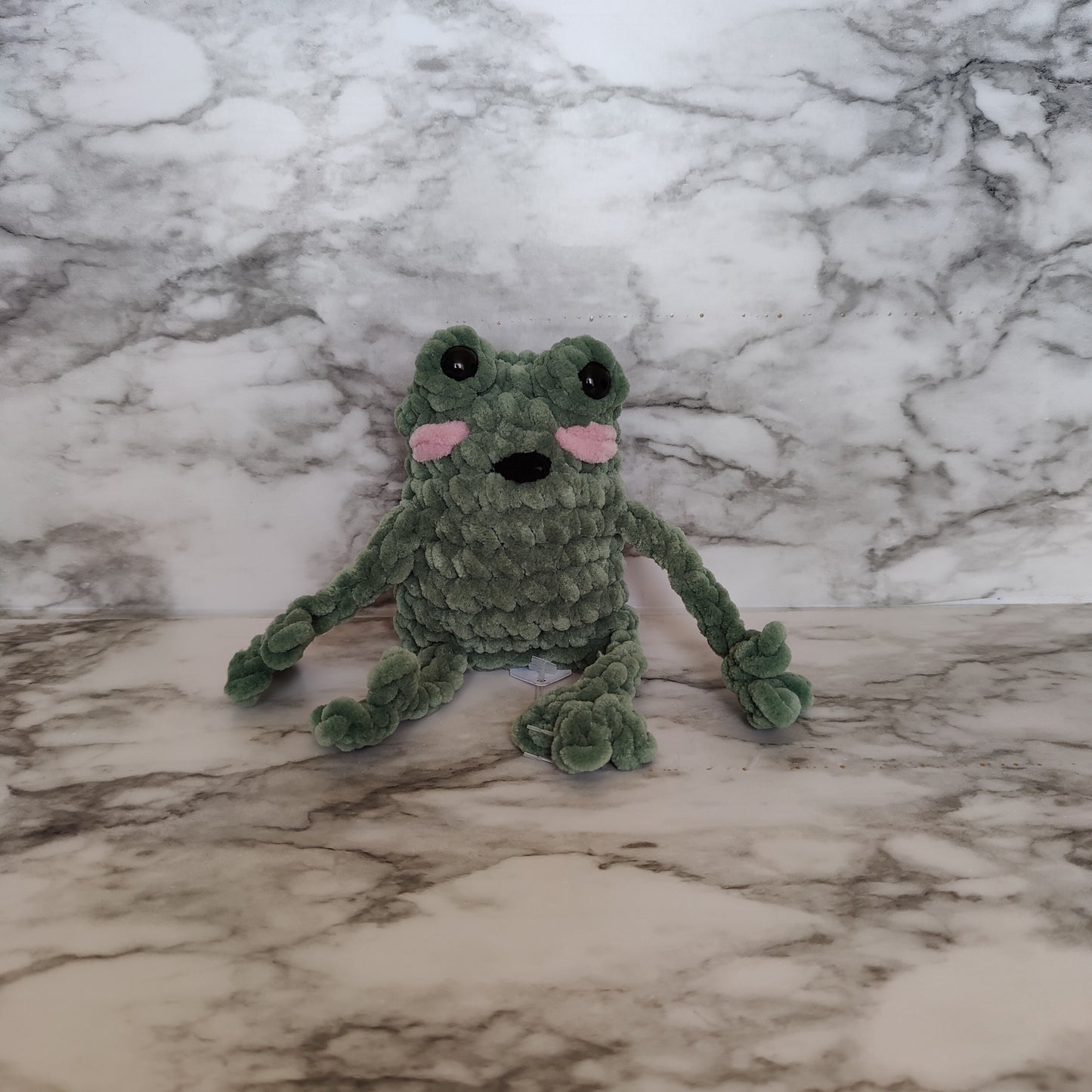 Leggy Frog Crochet Plushie Amigurumi