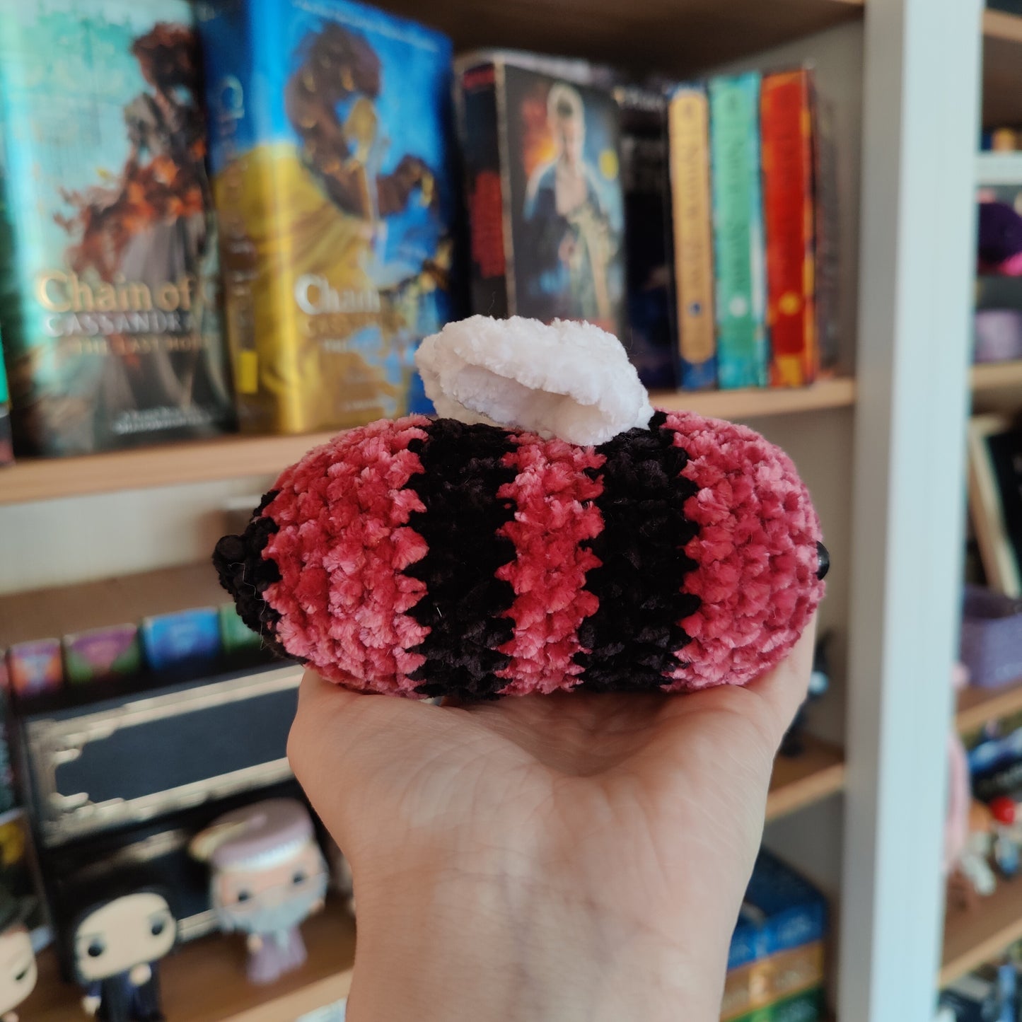 Mini Bee Plushie Crochet Stuffed Animal