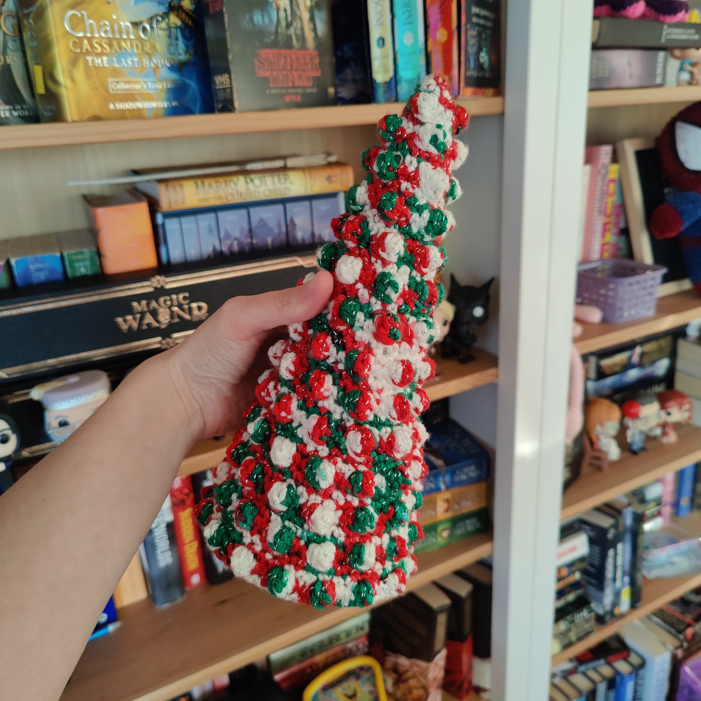 Crochet Bobble Christmas Tree Decor