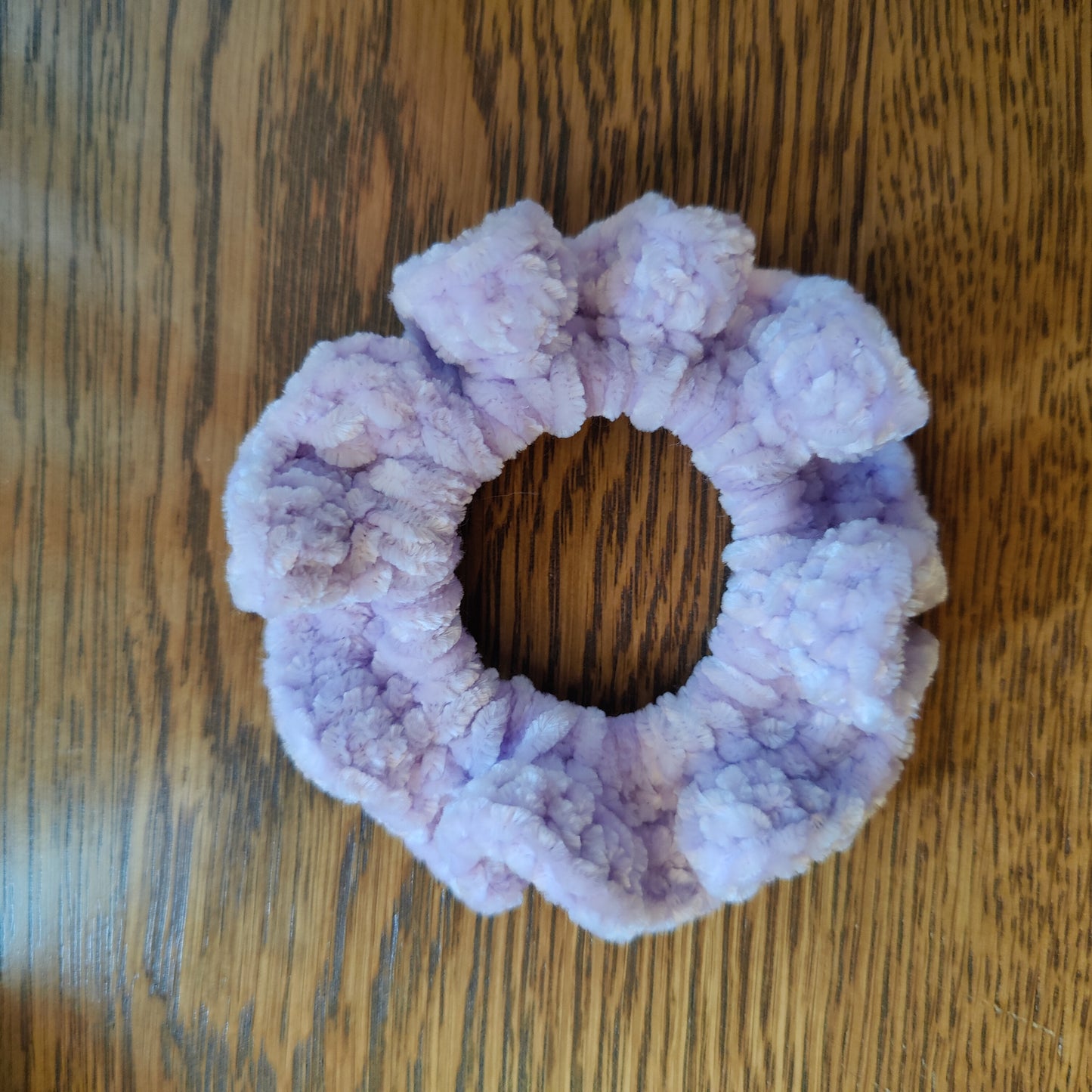 Velvet Crochet Hair Scrunchies 2-Pack