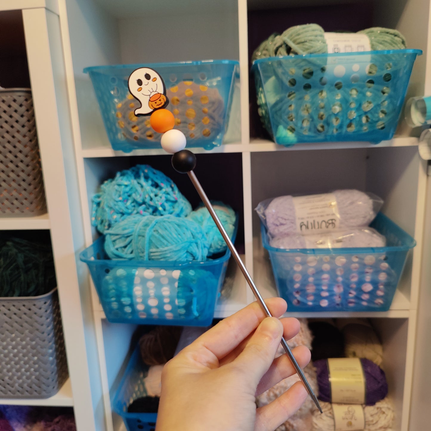 Halloween Ghost Amigurumi Sewing Stick