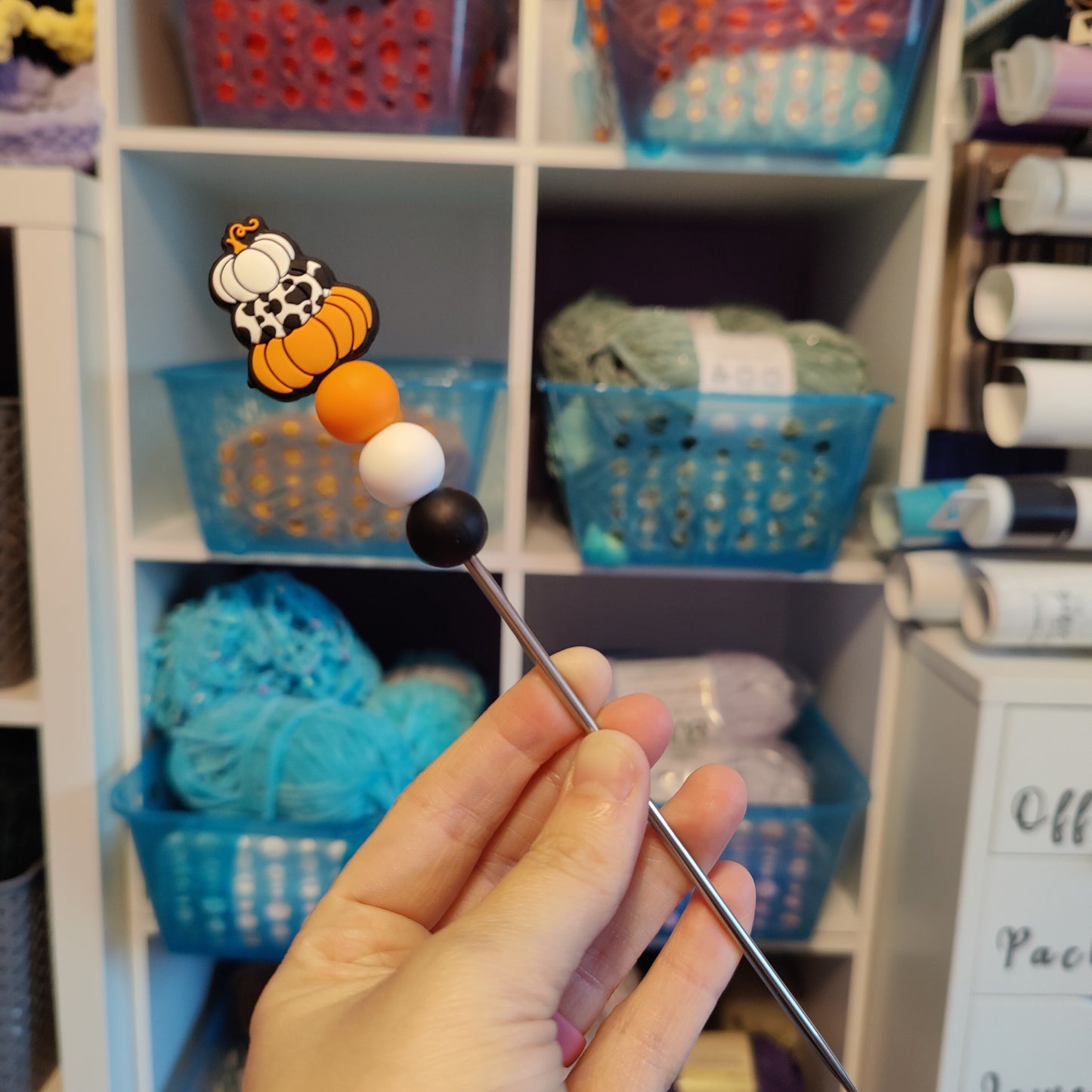 Pumpkin Stack Amigurumi Sewing Sticks