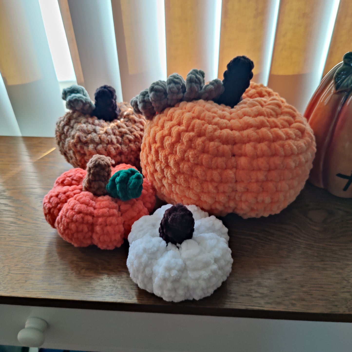 Pumpkin Patch PDF Crochet Pattern 4-in-1 Digital Download