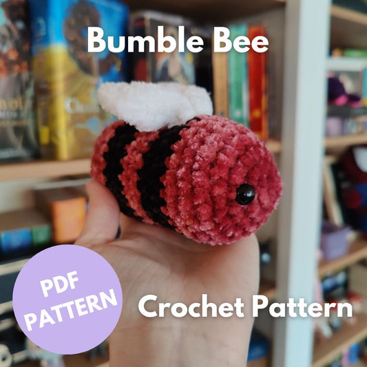 Bee Crochet Amigurumi Stuffed Animal Pattern