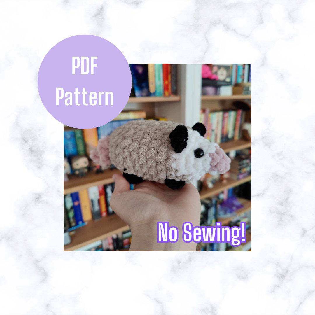 No Sew Opossum Crochet Pattern