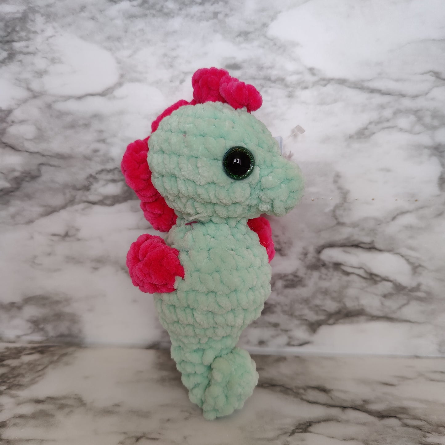 Mini Seahorse Crochet Plushie Amigurumi