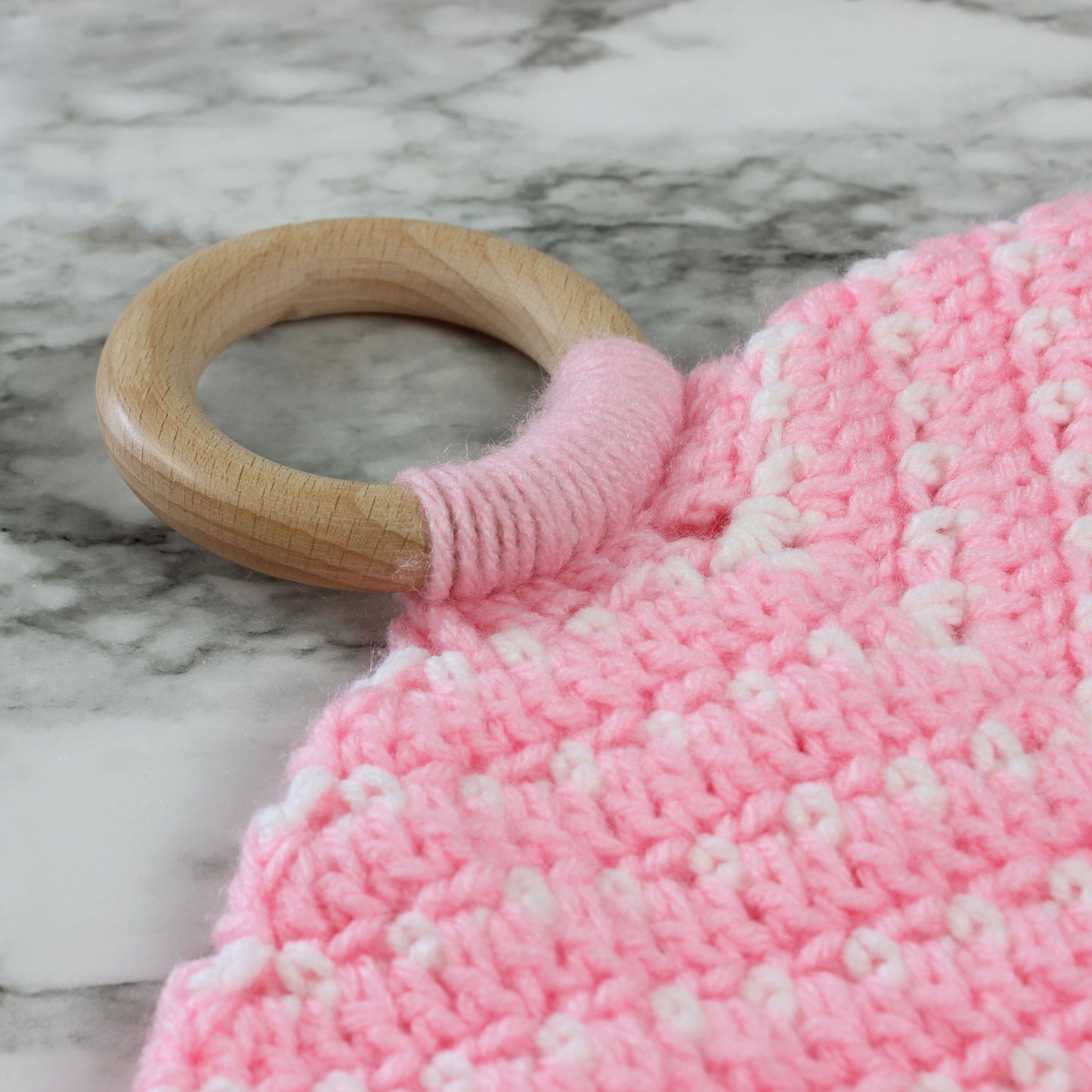 Baby Teething Ring Lovey