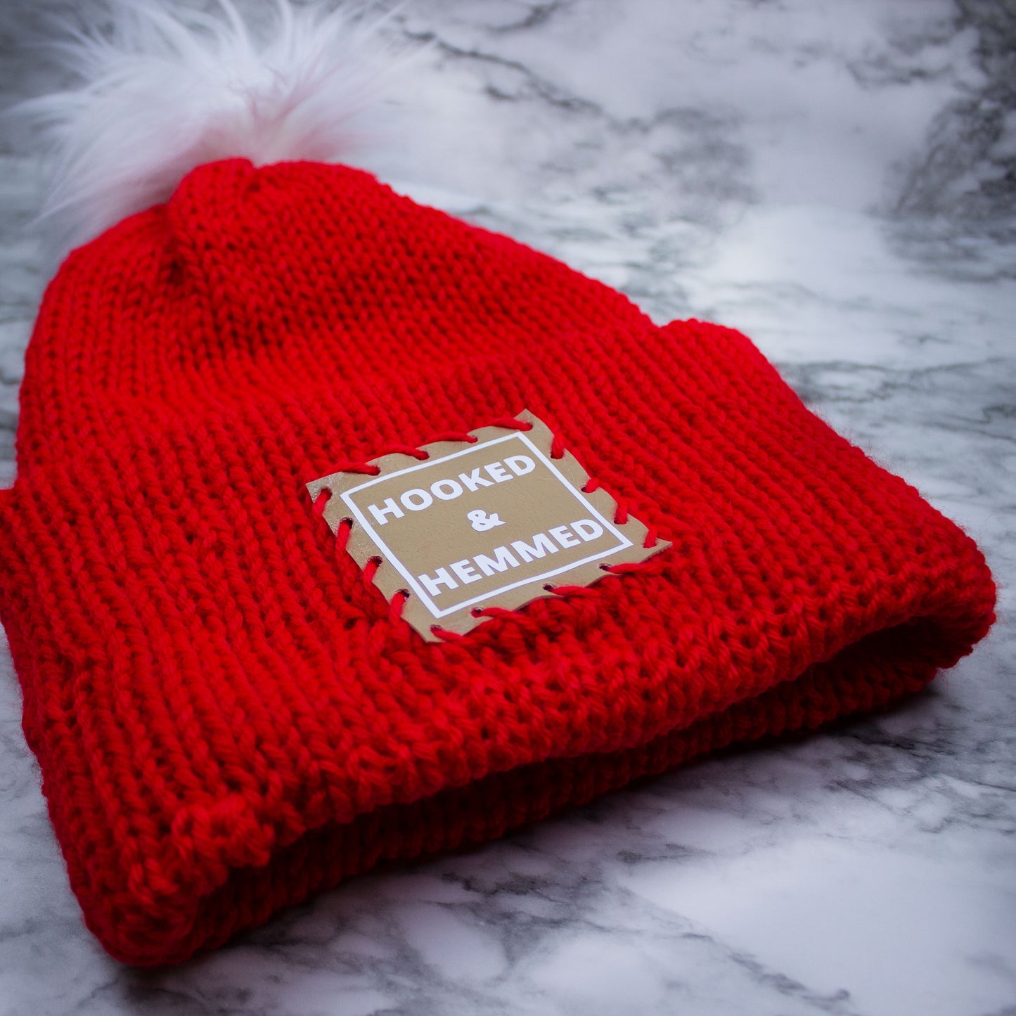 Knit Winter Beanie With PomPom