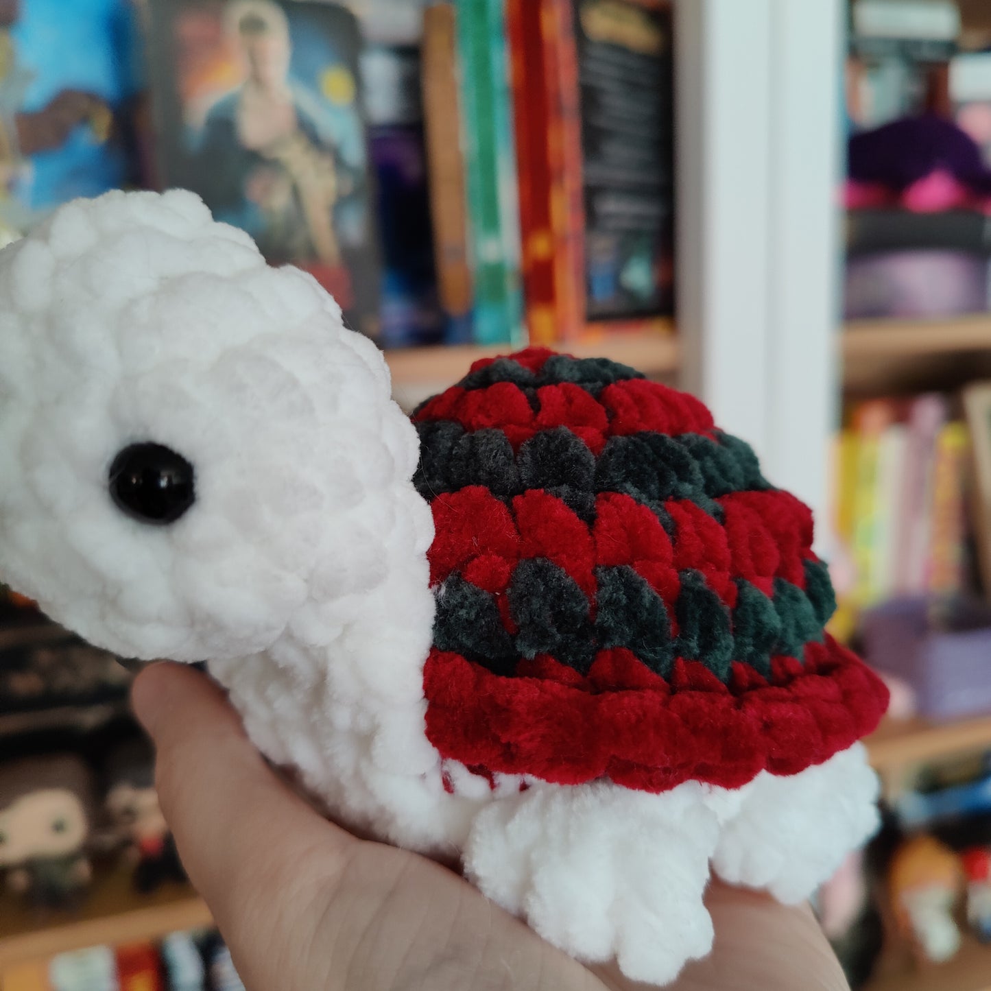 Christmas Turtle Crochet Plushie