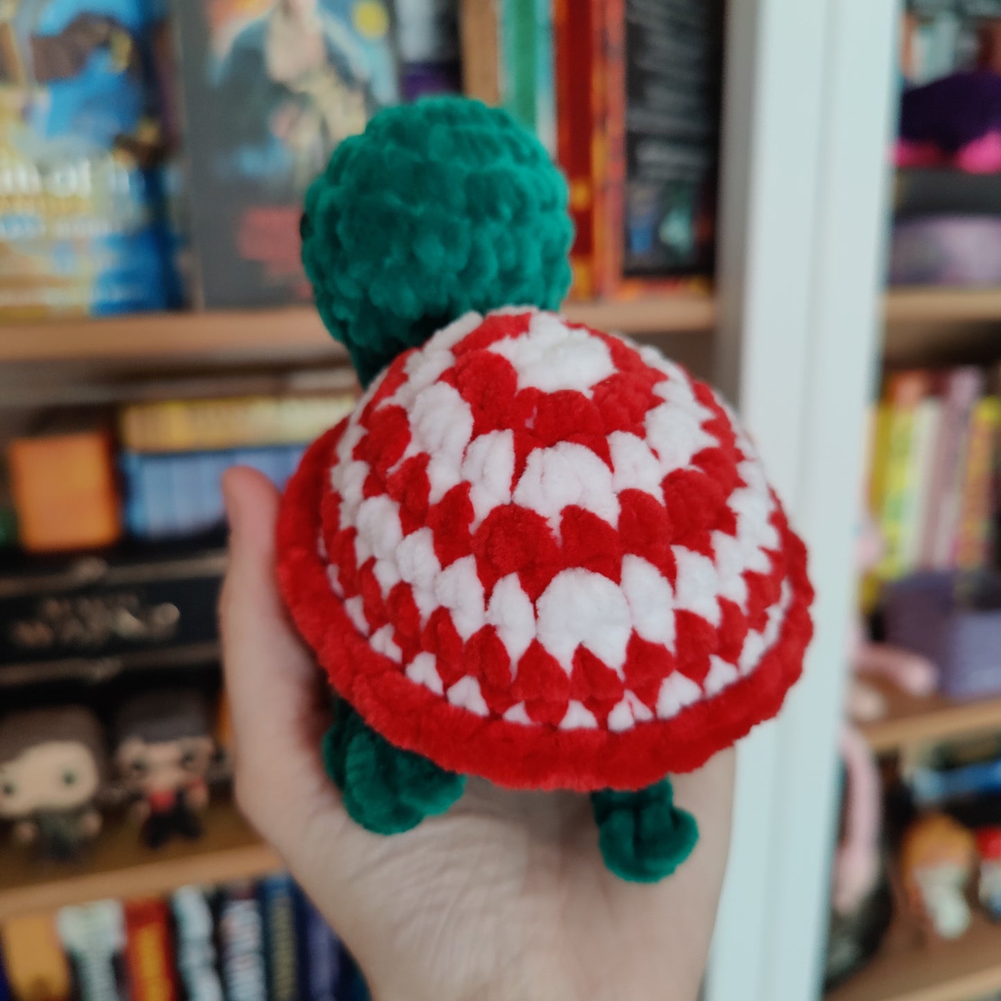 Christmas Turtle Crochet Plushie