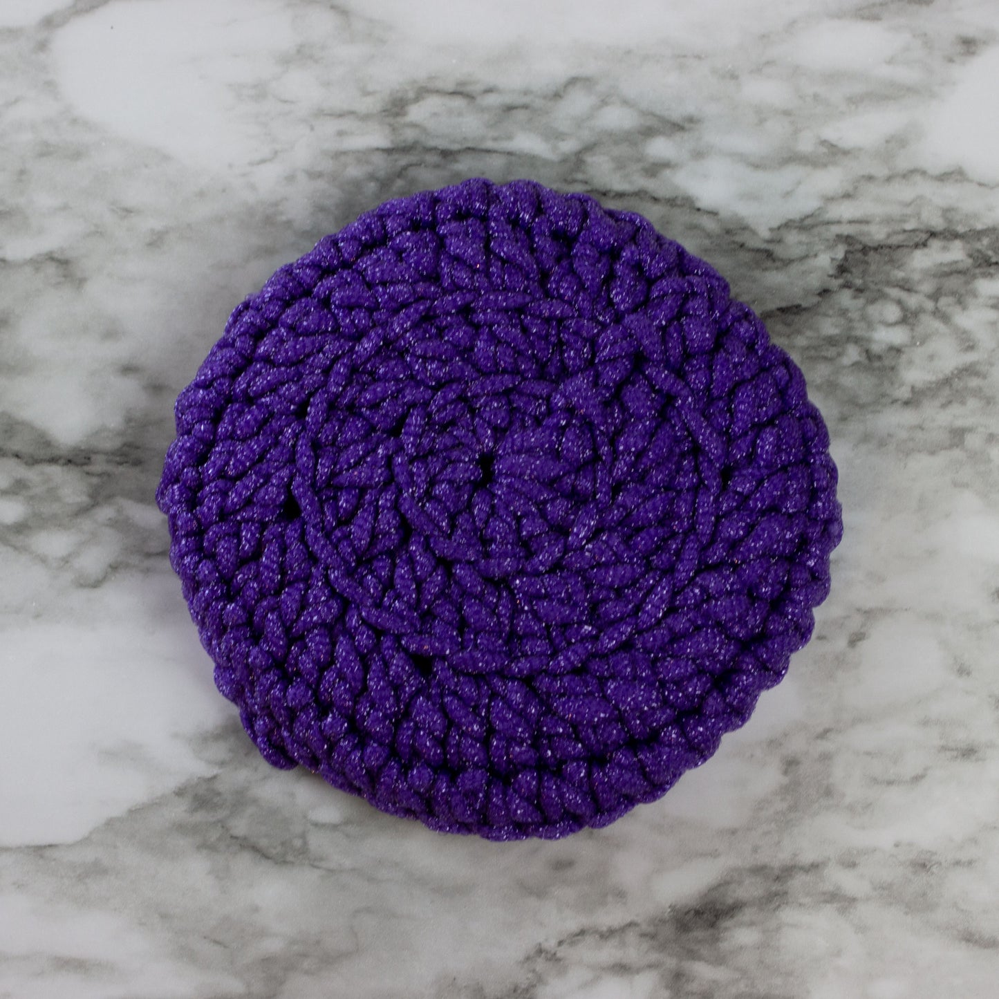 Round Multipurpose Cleaning Sponge Scrubby with Handle Large Surface