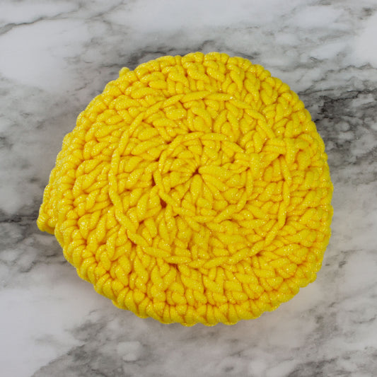 Round Multipurpose Cleaning Sponge Scrubby with Handle Large Surface