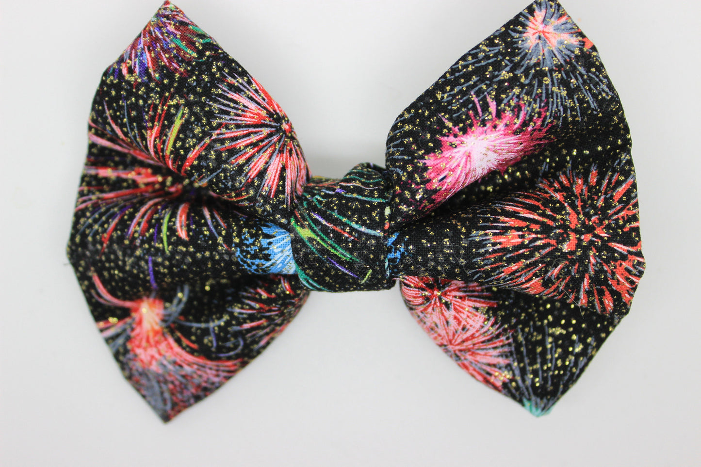 Glitter Fireworks Hair Bow