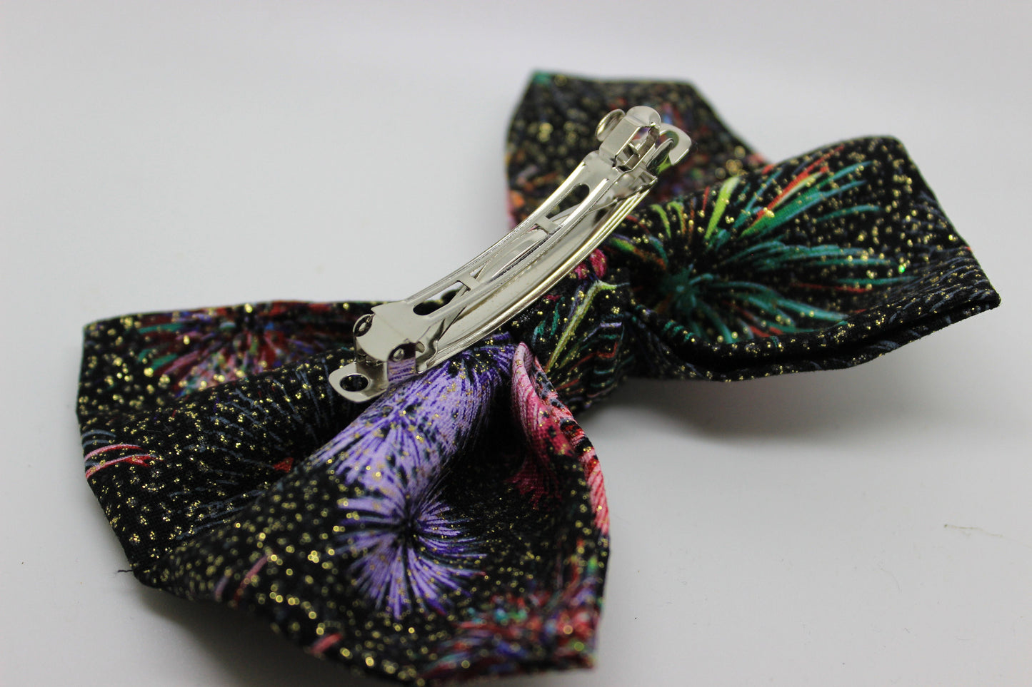 Glitter Fireworks Hair Bow