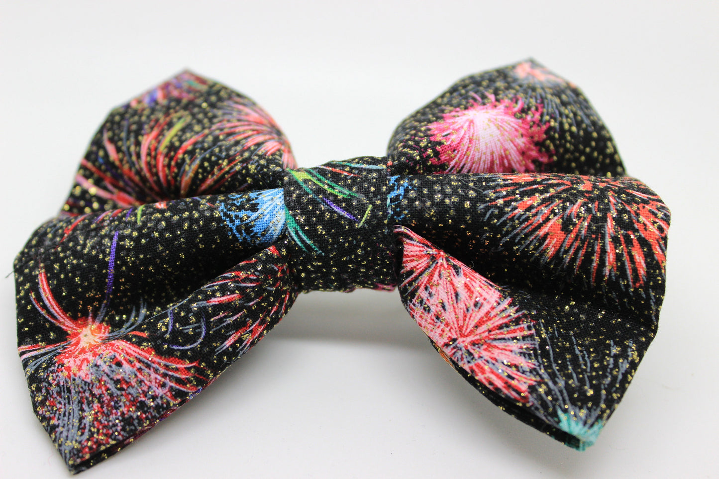 Glitter Fireworks Hair Bow