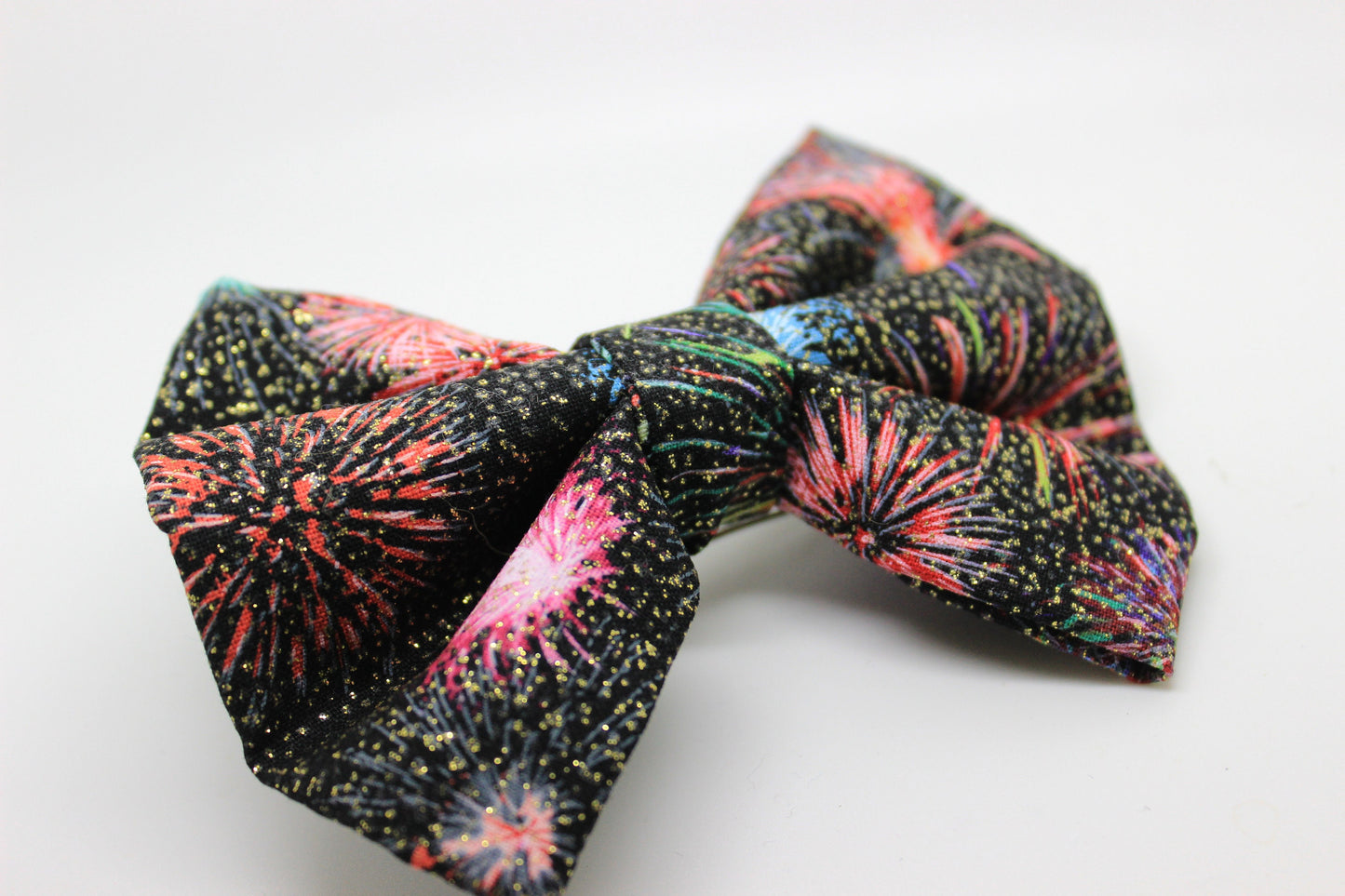 Glitter Fireworks Hair Bow