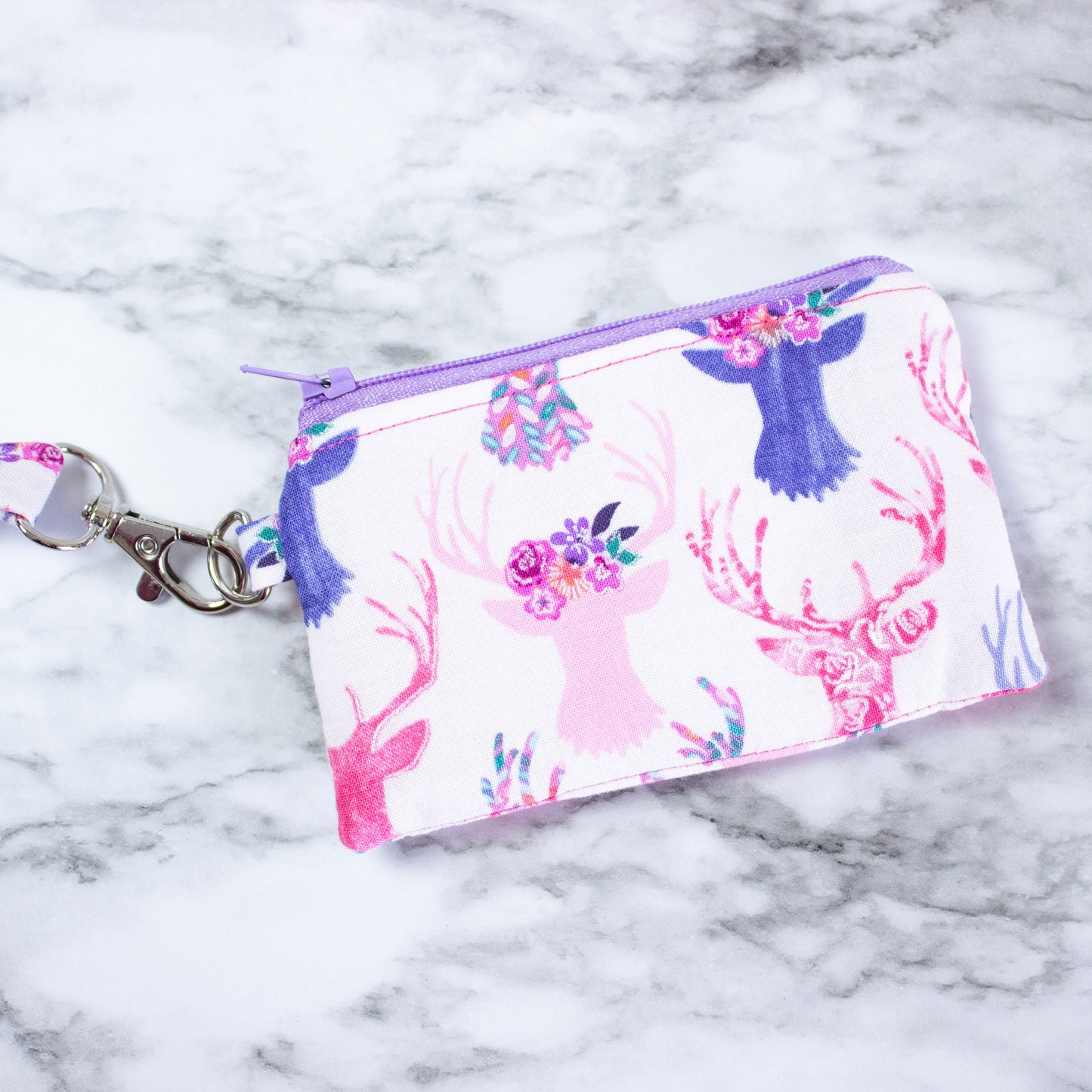 Floral Deer ID Wallet