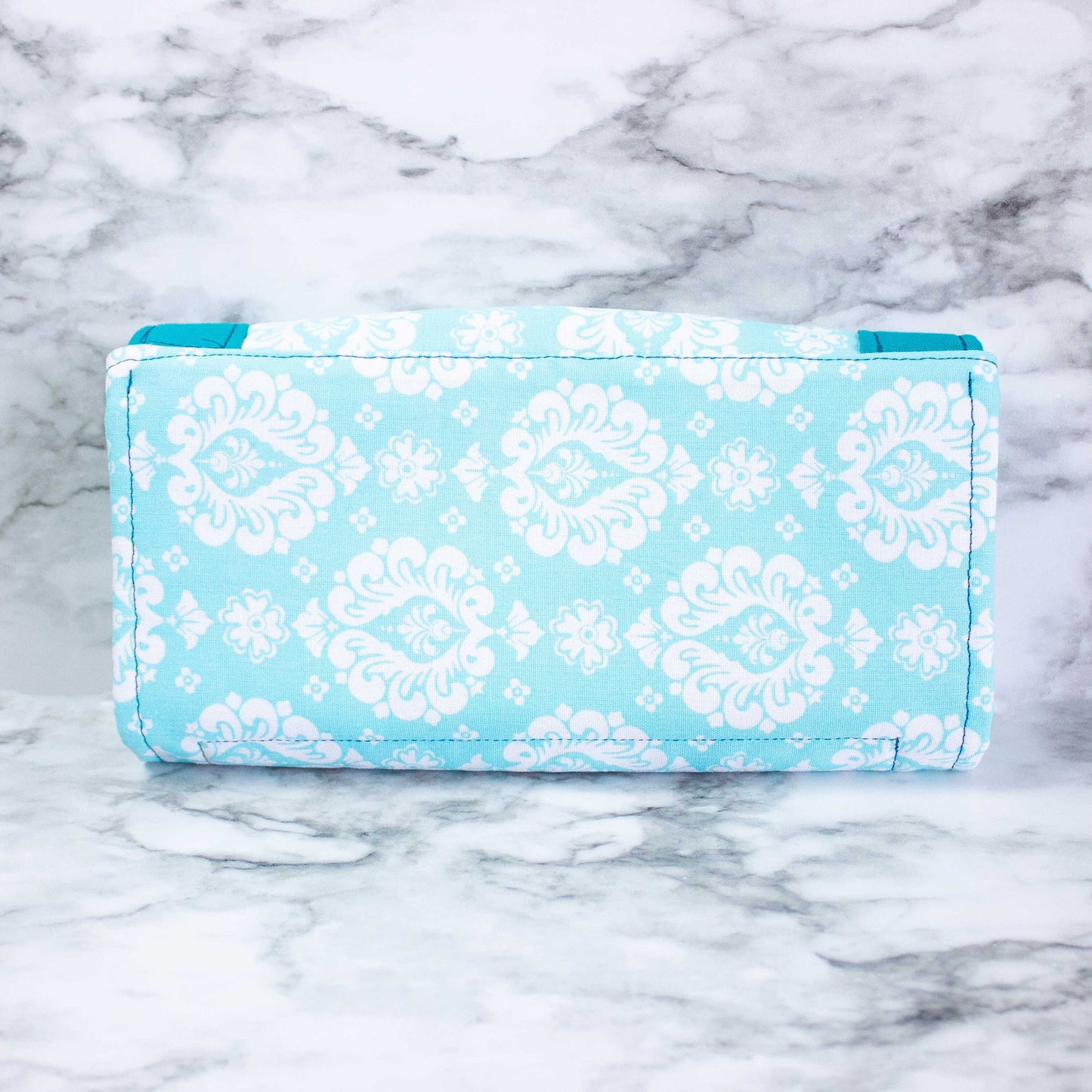 Blue Demask Necessary Clutch Wallet