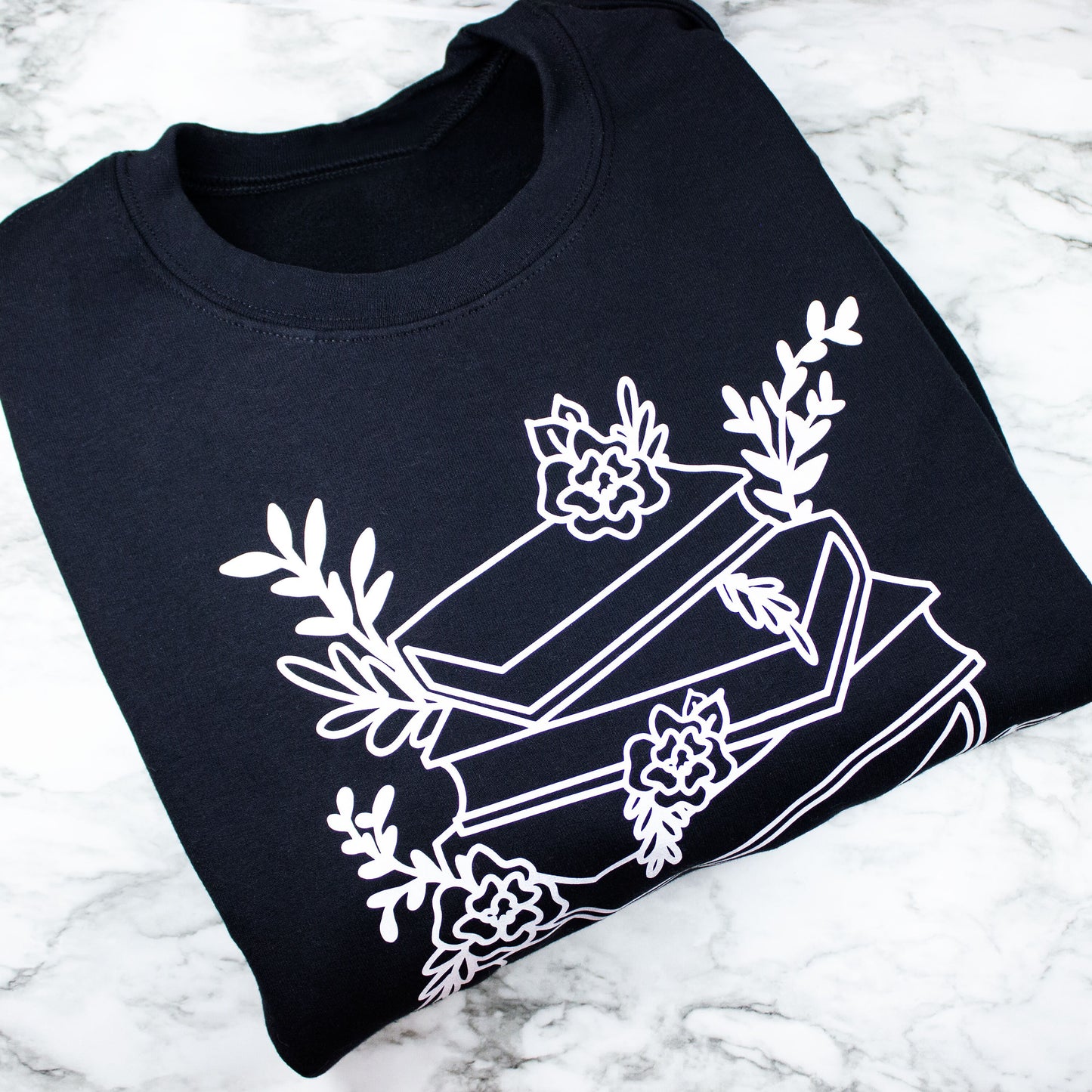 Floral Book Crewneck