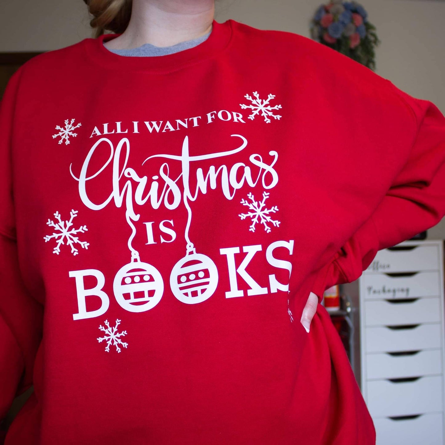 All I Want For Christmas is Books Crewneck