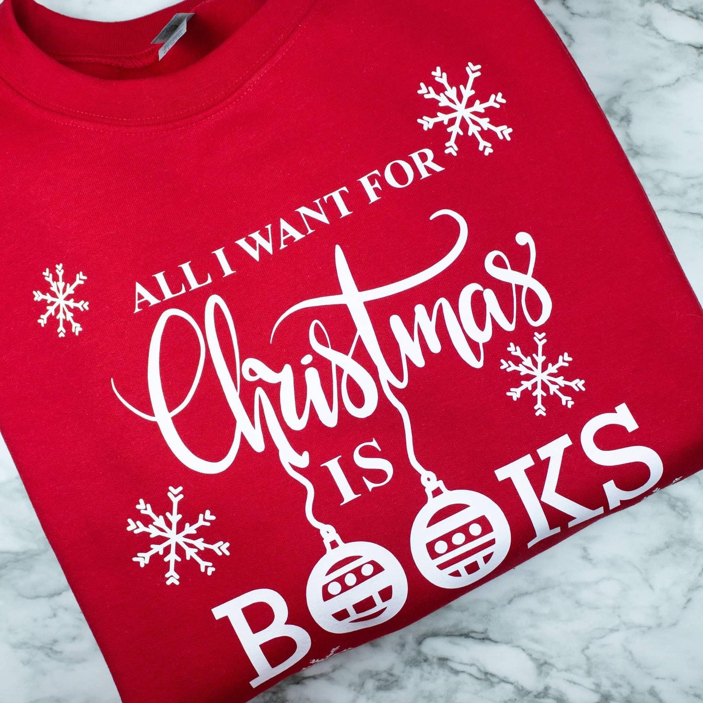 All I Want For Christmas is Books Crewneck