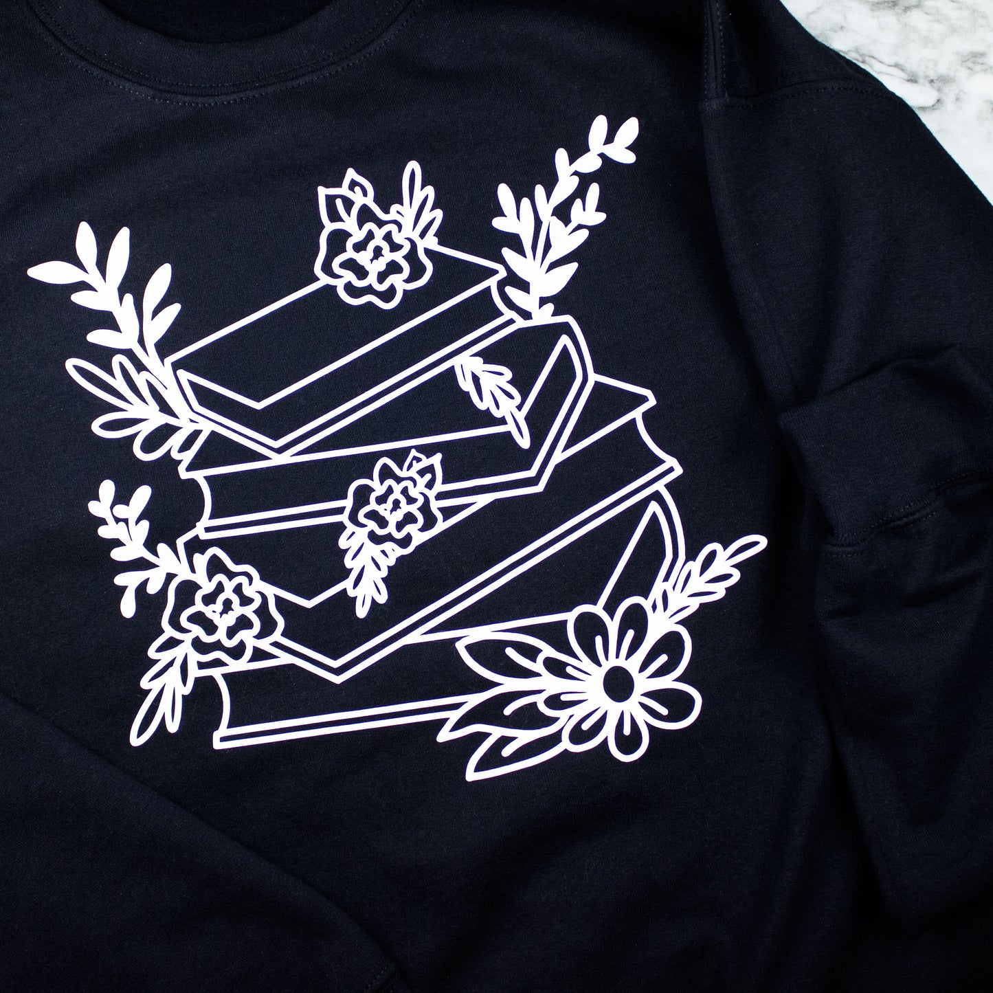 Floral Book Crewneck