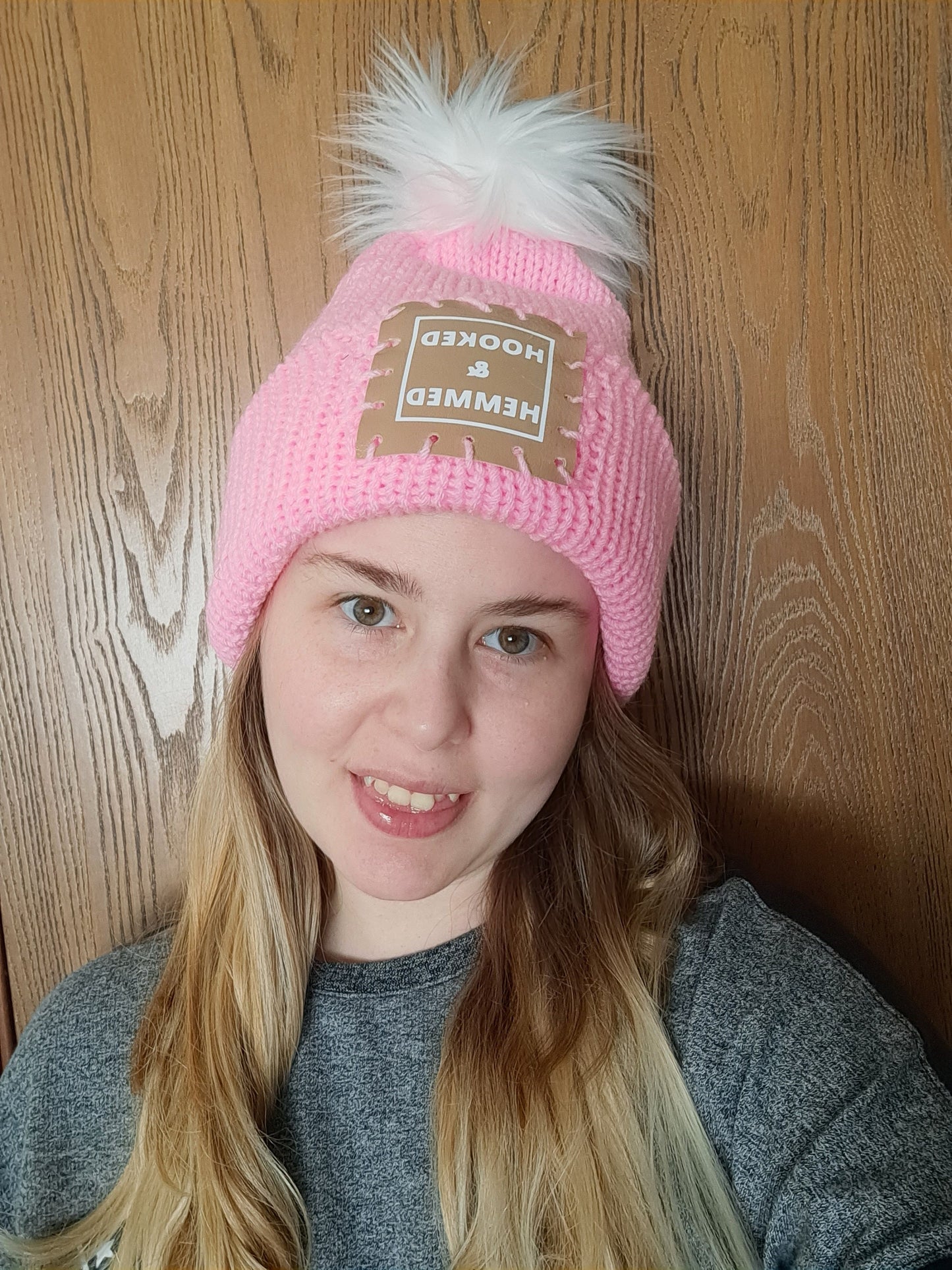 Knit Winter Beanie With PomPom