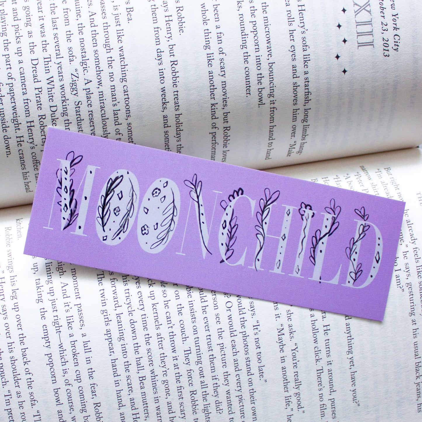 Moonchild Double Sided Bookmark