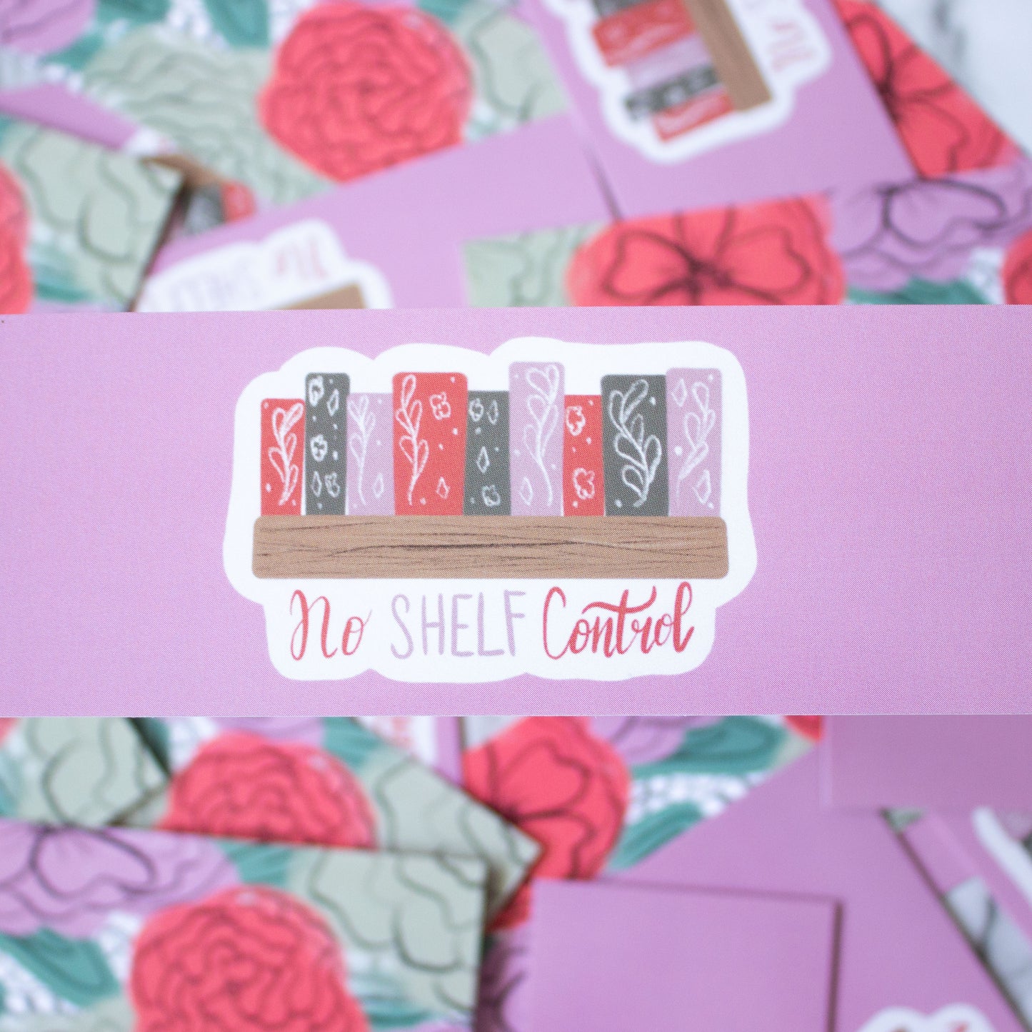 No Shelf Control Double Sided Bookmark